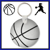  Basketball Party Favors for Girls Sleutelhanger