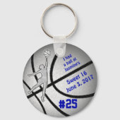  Basketball Party Favors for Girls Sleutelhanger (Voorkant)