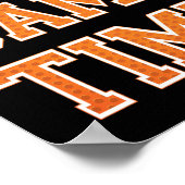 Basketball Party IT'S GAME TIME Sign Print (Hoek)