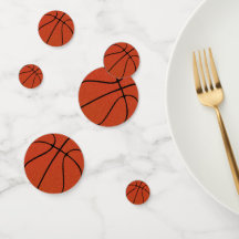  Basketball Party Table Confetti