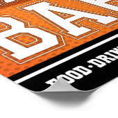 Basketball Party ULTIMATE SNACK BAR Sign Print (Hoek)