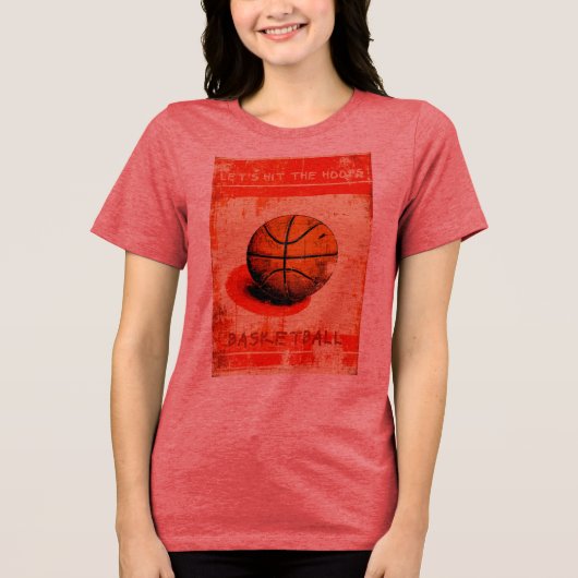 Basketball Passion - Limited Edition (3) Tri-Blend Shirt (Voorkant)