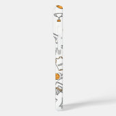 Basketball Patroon, aangepaste telefoonnummers Case-Mate iPhone Case (Achterkant / Links)