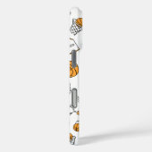 Basketball Patroon, aangepaste telefoonnummers Case-Mate iPhone Case (Achterkant / Rechts)