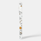 Basketball Patroon, aangepaste telefoonnummers Case-Mate iPhone Case (Achterkant / Links)
