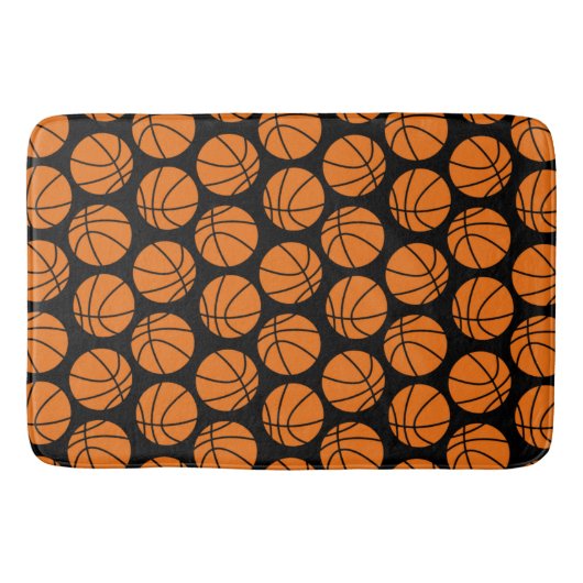 Basketball Pattern Bath Mat (Voorkant)