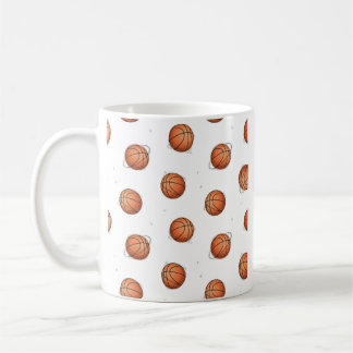 Basketball Pattern Coffee Mug Koffiemok