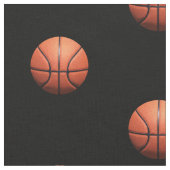 Basketball Pattern Fabric Stof (Close Up)