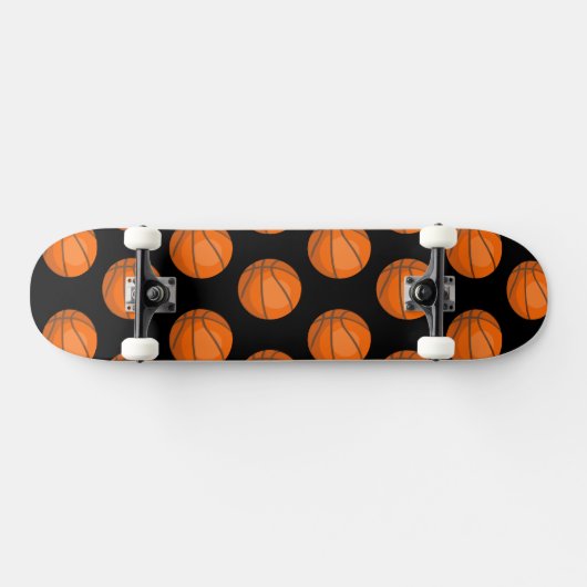  Basketball Pattern Skateboard (Horizontaal)