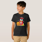 Basketball Penguin T-shirt (Voorkant volledig)