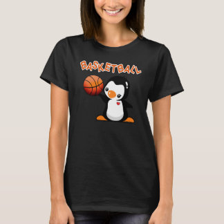 Basketball Penguin T-shirt
