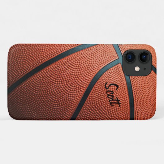 Basketball Personal Hoesje-Mate iPhone Case (Achterkant (horizontaal))