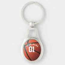 BASKETBALL PERSONALIZED Name SLEUTELHANGER