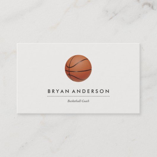 Basketball - Persoonlijk Visitekaartje (Voorkant)