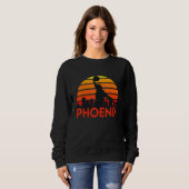 Basketball Phoenix Arizona Skyline Trui (Voorkant volledig)