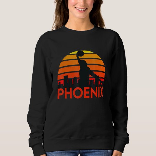 Basketball Phoenix Arizona Skyline Trui (Voorkant)