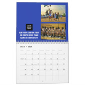 Basketball Photo Collage Persoonlijk Kalender (Mar 2026)