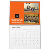 Basketball Photo Collage Persoonlijk Kalender (Jan 2026)