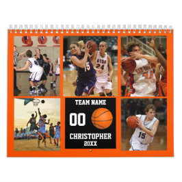 Basketball Photo Collage Persoonlijk Kalender