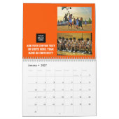 Basketball Photo Collage Persoonlijk Kalender (Jan 2027)