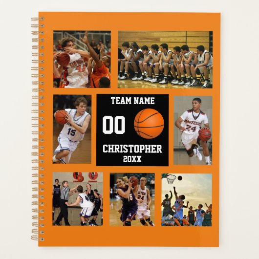 Basketball Photo Collage Planner (Voorkant)