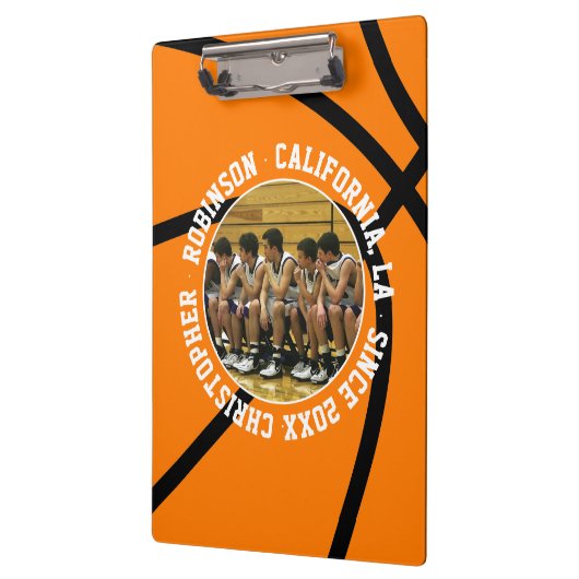 Basketball Photo Memory Klembord (Links)