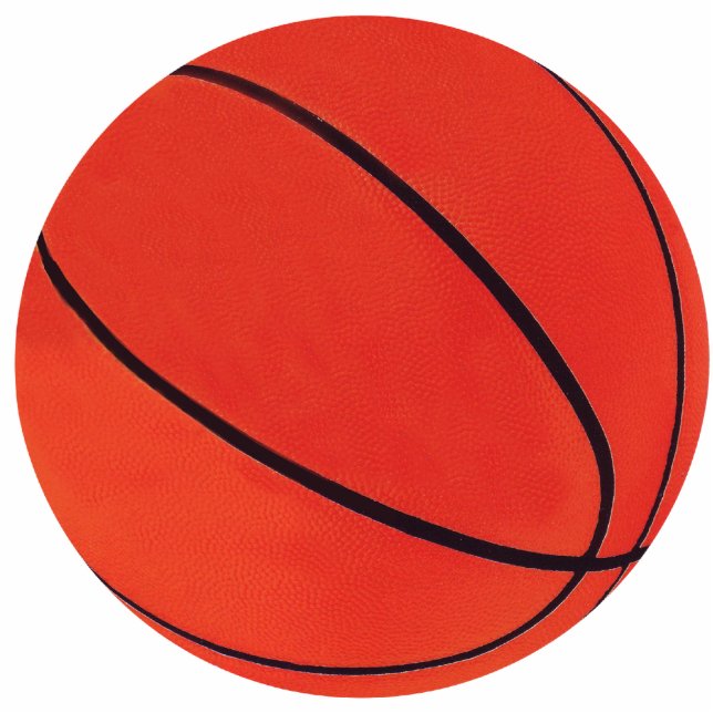 Basketball Photo Sculpture Fotobeeldje Magneet (Voorkant)