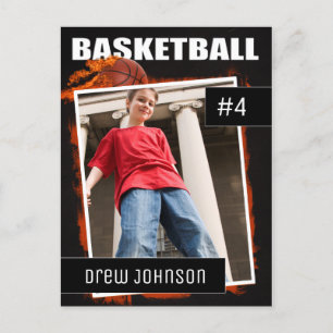 Basketball Photo Sports Trading Card Briefkaart