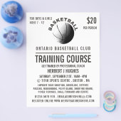 Basketball-pictogram, Basketball training Flyer (Enkel)