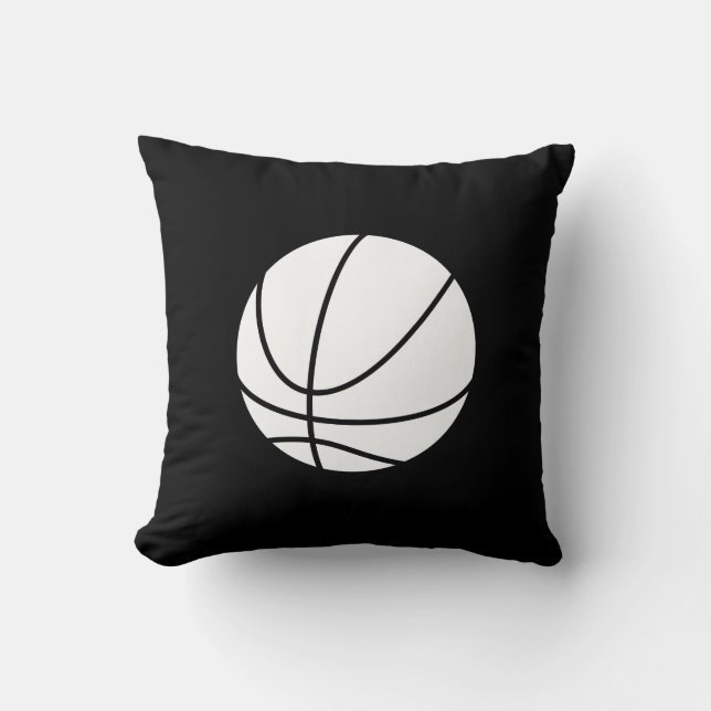 Basketball Pictogram Sierkussen (Voorkant)