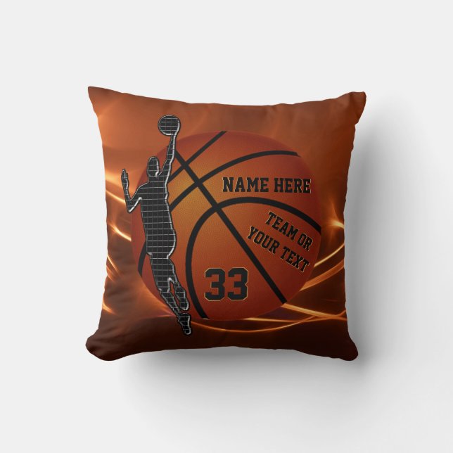 Basketball Pillow Great Basketball Senior Giften Kussen (Voorkant)