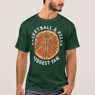 Basketball & Pizza grootst fan Basketball Game Piz T-shirt