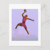 Basketball Play Art Briefkaart (Voorkant)