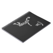 Basketball Player Athlete Dunk Art Sportman Notitieboek (Linkerzijde)