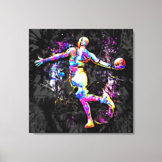Basketball Player - B-Ball Slam Dunk - Streetball Canvas Afdruk
