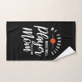 Basketball Player belt me mama Handdoek (Handdoek)