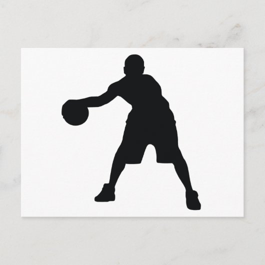 Basketball Player Briefkaart (Voorkant)
