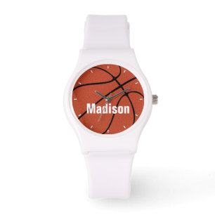 Basketball Player/Coach aangepaste tekstpoorten vo Horloge