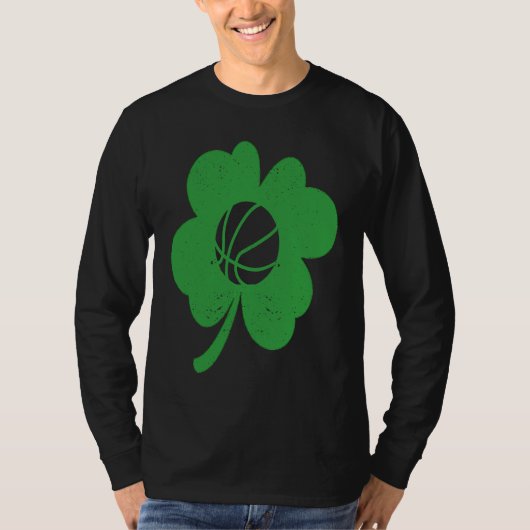 Basketball Player Coach Shamrock St Patricks Day I T-shirt (Voorkant)