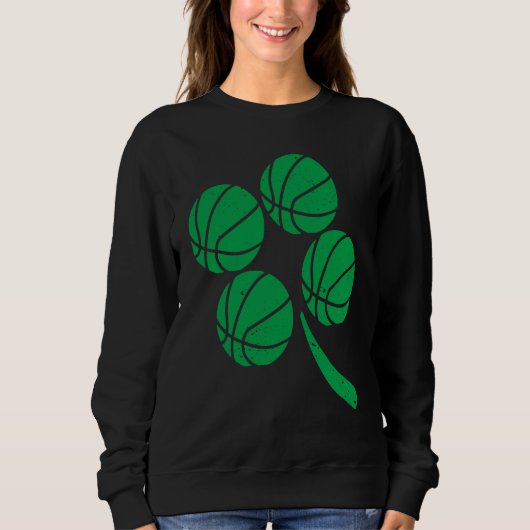 Basketball Player Coach Shamrock St Patricks Day I Trui (Voorkant)
