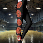 Basketball Player Custom Jersey Number Sports Team Leggings<br><div class="desc">Basketball Player Custom Jersey Number Sports Team Leggings: Super schattige en aanpasbare leggings voor basketbalspelers, met een aangepast tekstvak waarin je je eigen nummer kunt intypen. Klik op "Deze sjabloon aanpassen" en typ uw eigen nummer of een andere tekst (initialen, schoolbrieven, enz.) in het tekstvak aangepast. U kunt zelfs de...</div>