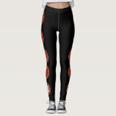 Basketball Player Custom Jersey Number Sports Team Leggings (Voorkant)