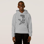 Basketball Player doet een donkerder ontwerp voor  (Voorkant volledig)