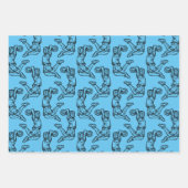 Basketball Player doet een donkerder ontwerp voor Inpakpapier Vel (Voorkant 2)