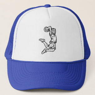 Basketball Player doet een donkerder ontwerp voor Trucker Pet