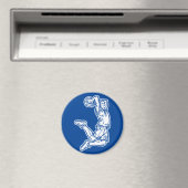 Basketball Player Doing Slam Dunk Light Design Magneet (Insitu (Vaatwasser))