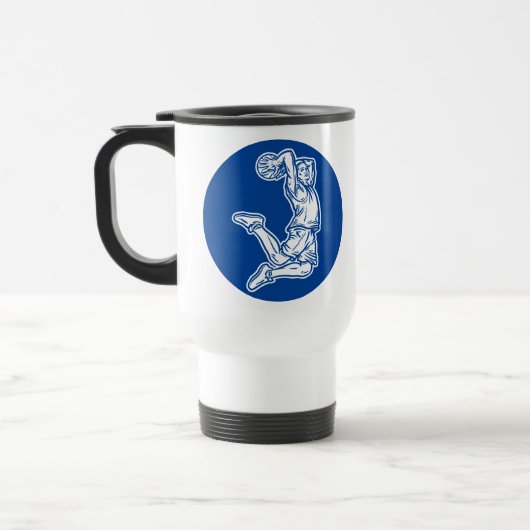 Basketball Player Doing Slam Dunk Light Design Reisbeker (Links)