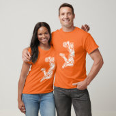 Basketball Player Doing Slam Dunk Light Design T-shirt (Unisex)