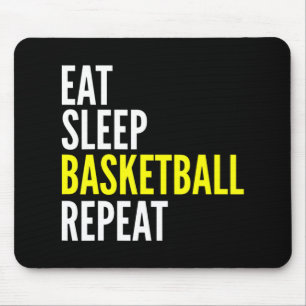 Basketball Player Fun Gift - Eat Sleep Basketball Muismat