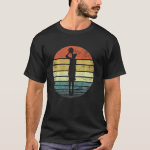 Basketball Player Funny Retro  Style Coach T-shirt
